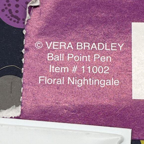 Vera Bradley NEW Floral Nightingale Refillable Ball Point Pen Gift Box Holiday - Picture 7 of 8